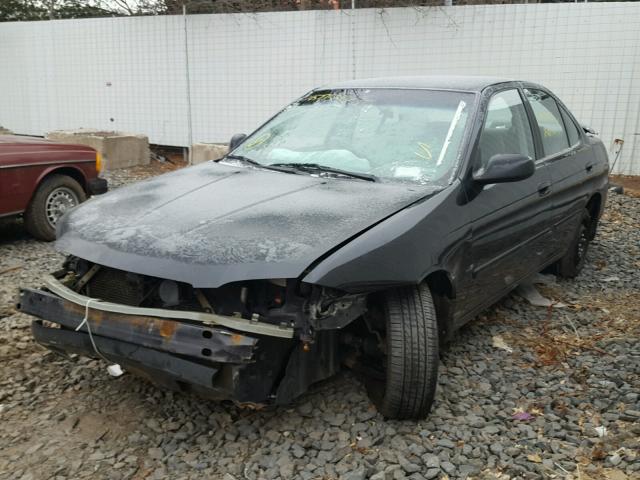 3N1CB51D84L848421 - 2004 NISSAN SENTRA 1.8 BLACK photo 2