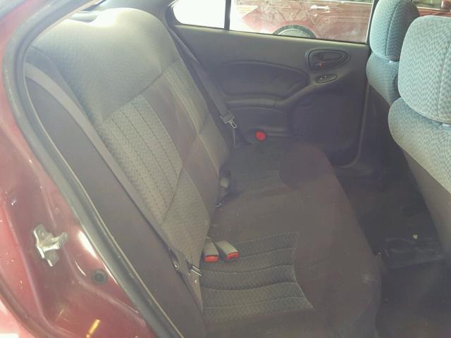 1G2NE52F75M125135 - 2005 PONTIAC GRAND AM S ბურგუნდია ფოტო 6