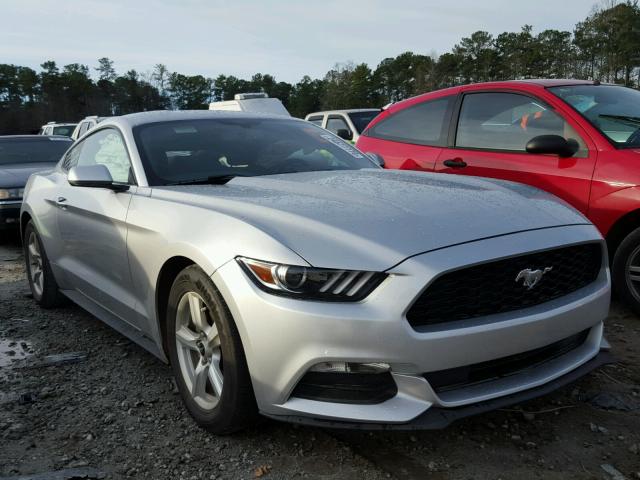 1FA6P8AM4H5270262 - 2017 FORD MUSTANG SILVER photo 1