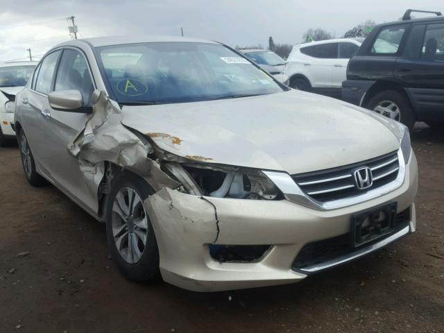 1HGCR2F33EA134052 - 2014 HONDA ACCORD LX GOLD photo 1