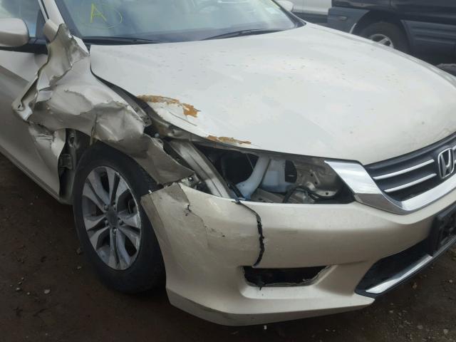 1HGCR2F33EA134052 - 2014 HONDA ACCORD LX GOLD photo 9