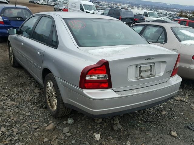 YV1TS92D121269062 - 2002 VOLVO S80 SILVER photo 3