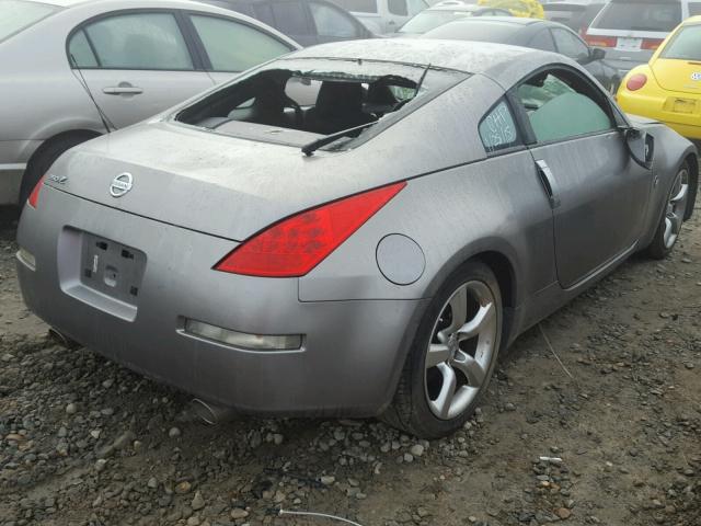 JN1BZ34D38M701037 - 2008 NISSAN 350Z COUPE SILVER photo 4