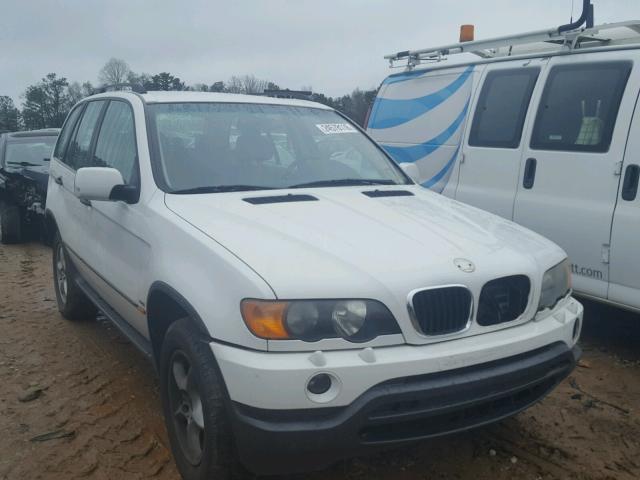 5UXFA53512LV70360 - 2002 BMW X5 3.0I WHITE photo 1