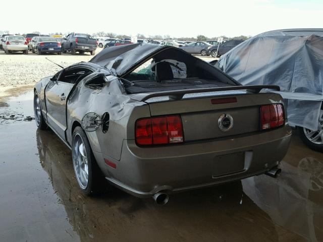 1ZVHT82H955103646 - 2005 FORD MUSTANG GT GRAY photo 3