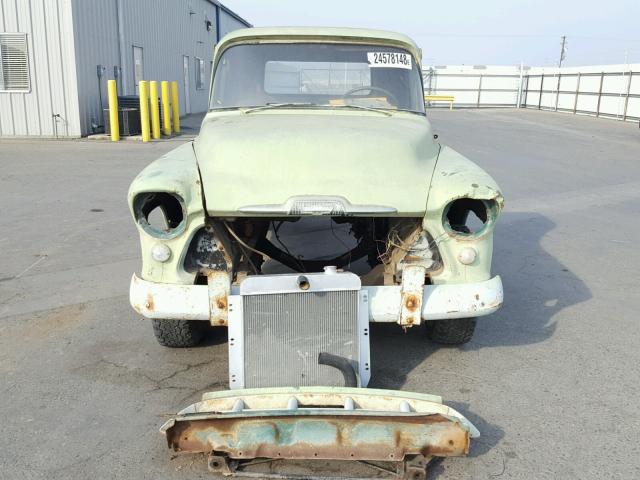 3E560003742 - 1956 CHEVROLET CK10 GREEN photo 9