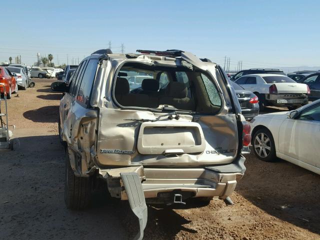 1GNDS13SX42431039 - 2004 CHEVROLET TRAILBLAZE GOLD photo 9