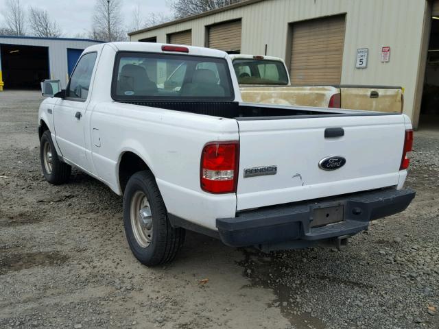 1FTYR10D89PA31437 - 2009 FORD RANGER WHITE photo 3