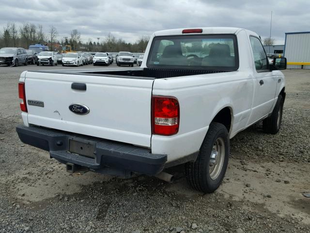 1FTYR10D89PA31437 - 2009 FORD RANGER WHITE photo 4