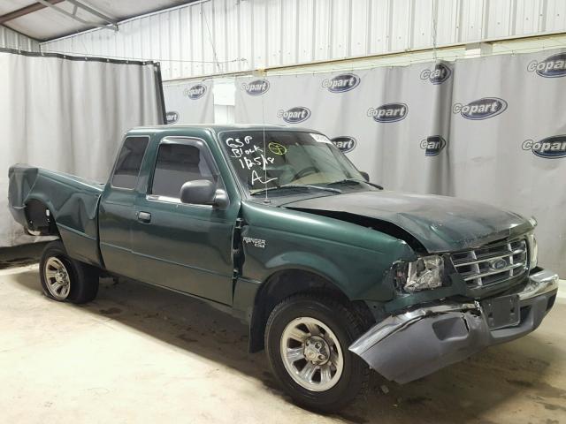 1FTYR14V82PB59718 - 2002 FORD RANGER SUP GREEN photo 1