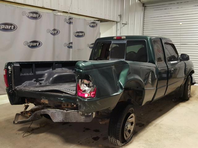 1FTYR14V82PB59718 - 2002 FORD RANGER SUP GREEN photo 4