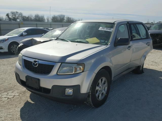 4F2CZ02719KM06335 - 2009 MAZDA TRIBUTE I SILVER photo 2