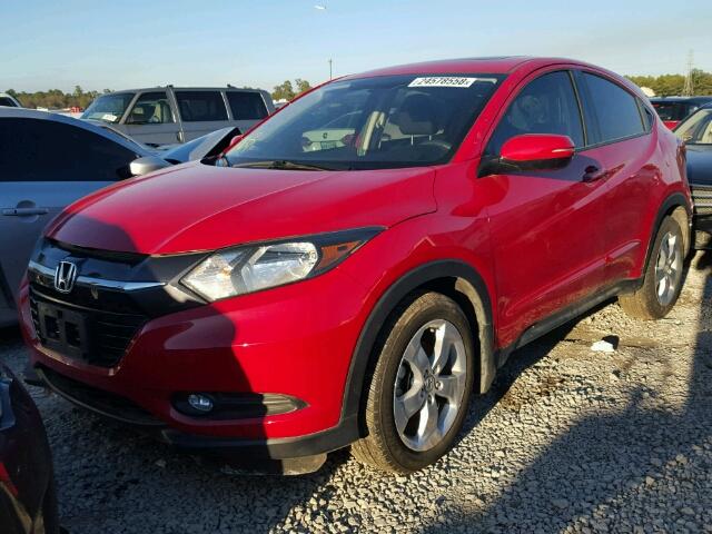 3CZRU5H59GM733044 - 2016 HONDA HR-V EX RED photo 2