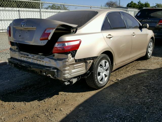 4T4BE46K69R124470 - 2009 TOYOTA CAMRY BASE GOLD photo 4