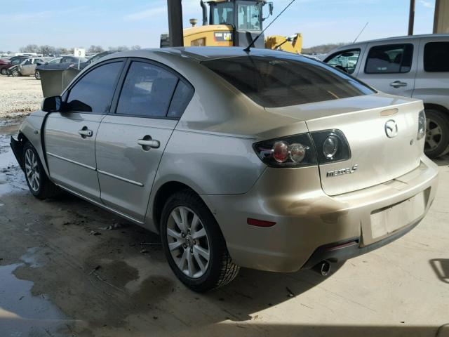 JM1BK12G571757452 - 2007 MAZDA 3 I GOLD photo 3