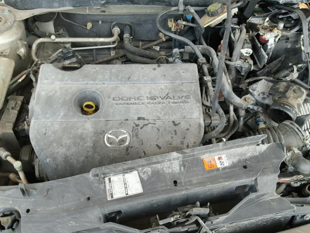 JM1BK12G571757452 - 2007 MAZDA 3 I GOLD photo 7