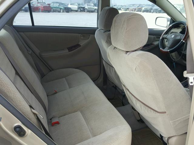 1NXBR32E34Z258810 - 2004 TOYOTA COROLLA LE 金色 照片 6