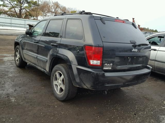 1J8GR48K87C619674 - 2007 JEEP CHEROKEE BLACK photo 3