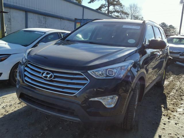 KM8SM4HF5EU041118 - 2014 HYUNDAI SANTA FE G BLACK photo 2