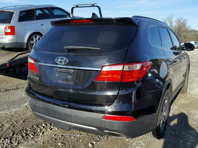 KM8SM4HF5EU041118 - 2014 HYUNDAI SANTA FE G BLACK photo 4