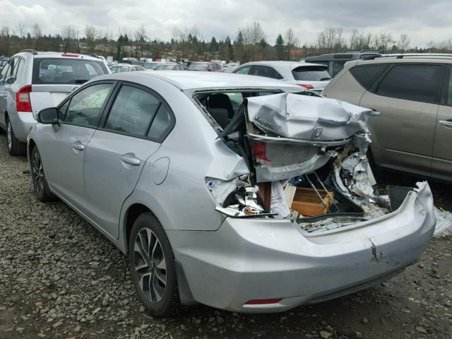 2HGFB2F81FH522820 - 2015 HONDA CIVIC EX WHITE photo 3