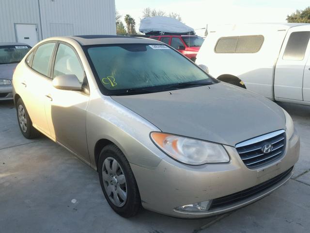 KMHDU46D87U150346 - 2007 HYUNDAI ELANTRA GL BEIGE photo 1