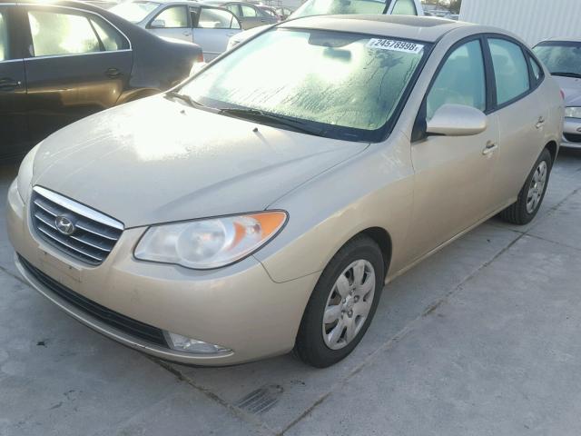 KMHDU46D87U150346 - 2007 HYUNDAI ELANTRA GL BEIGE photo 2