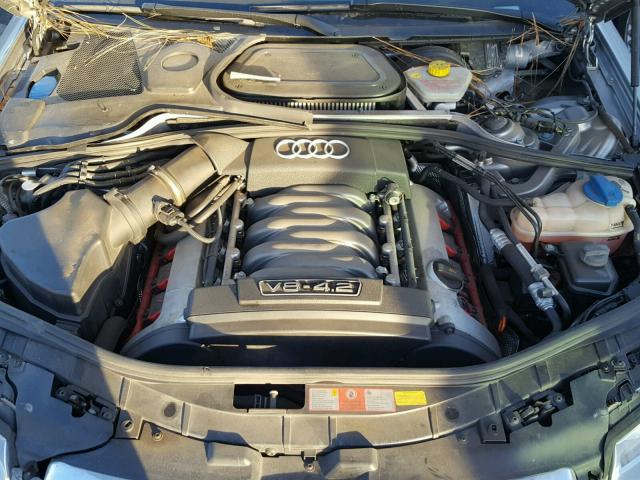 WAULL44EX5N005957 - 2005 AUDI A8 4.2 QUA GRAY photo 7