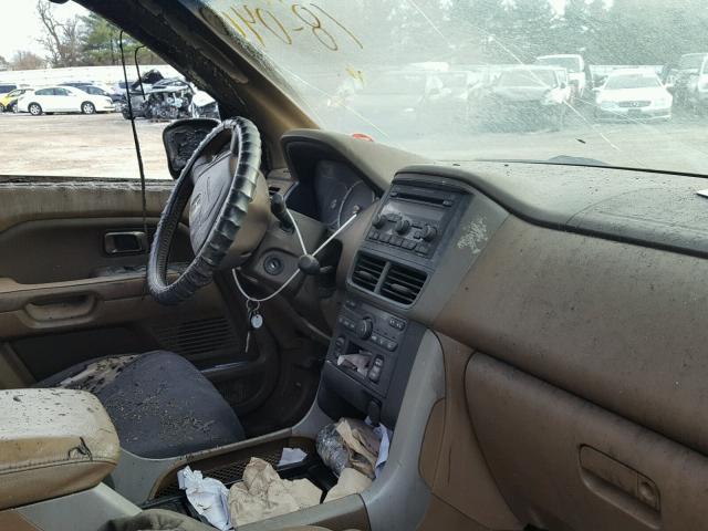 2HKYF18596H500743 - 2006 HONDA PILOT EX GOLD photo 5