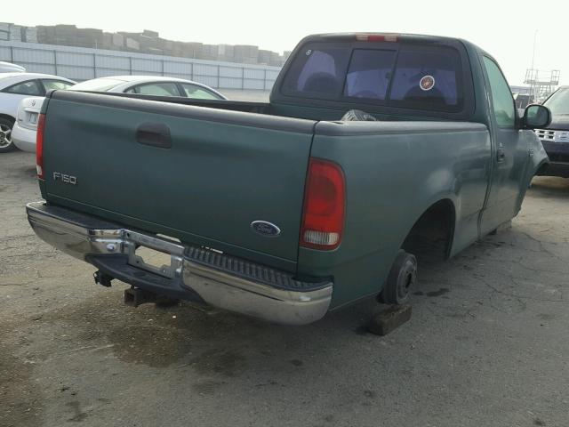 1FTRF17W2YKA64322 - 2000 FORD F150 GREEN photo 4