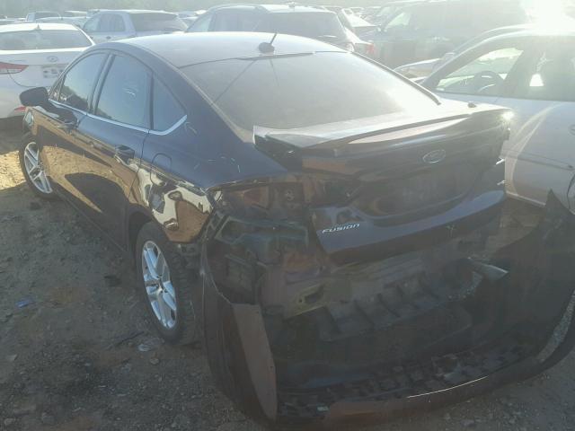 3FA6P0H76DR134529 - 2013 FORD FUSION SE MAROON photo 3