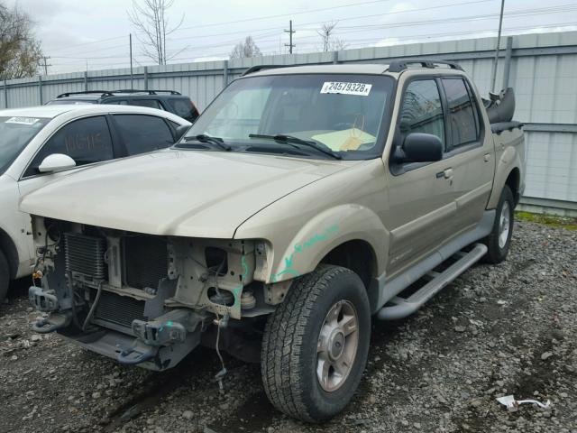 1FMZU77E51UC78291 - 2001 FORD EXPLORER S GOLD photo 2
