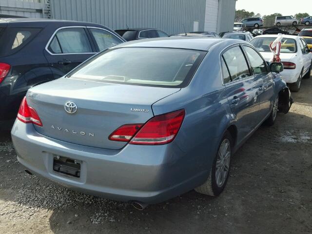 4T1BK36B67U181617 - 2007 TOYOTA AVALON XL BLUE photo 4