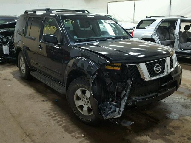 5N1AR18W47C605278 - 2007 NISSAN PATHFINDER BLACK photo 1