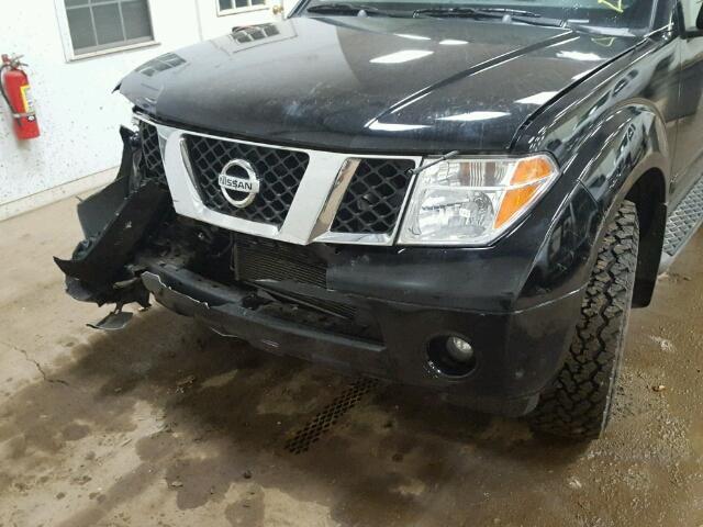 5N1AR18W47C605278 - 2007 NISSAN PATHFINDER BLACK photo 9