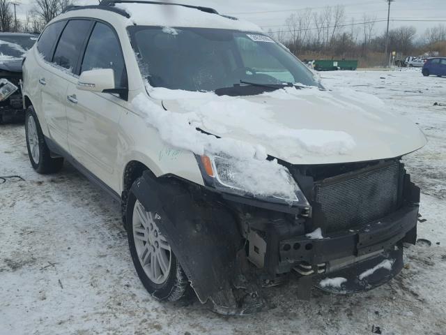 1GNKVGKD0DJ119077 - 2013 CHEVROLET TRAVERSE L WHITE photo 1