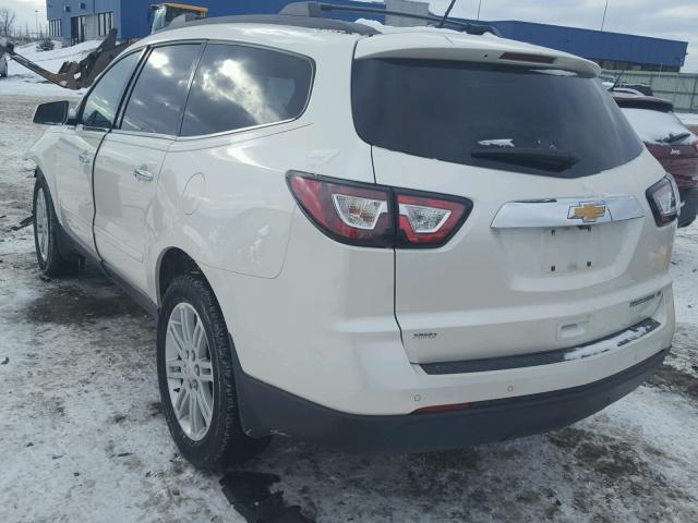 1GNKVGKD0DJ119077 - 2013 CHEVROLET TRAVERSE L WHITE photo 3