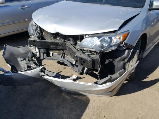 4T1BF1FK9EU354567 - 2014 TOYOTA CAMRY L SILVER photo 9