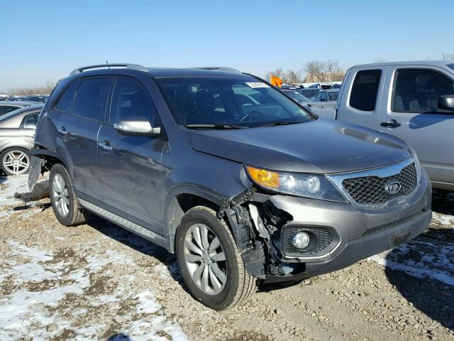 5XYKU4A14BG178745 - 2011 KIA SORENTO EX CHARCOAL photo 1