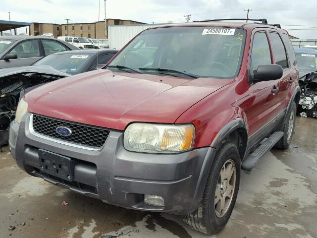 1FMCU03174KA51801 - 2004 FORD ESCAPE XLT MAROON photo 2