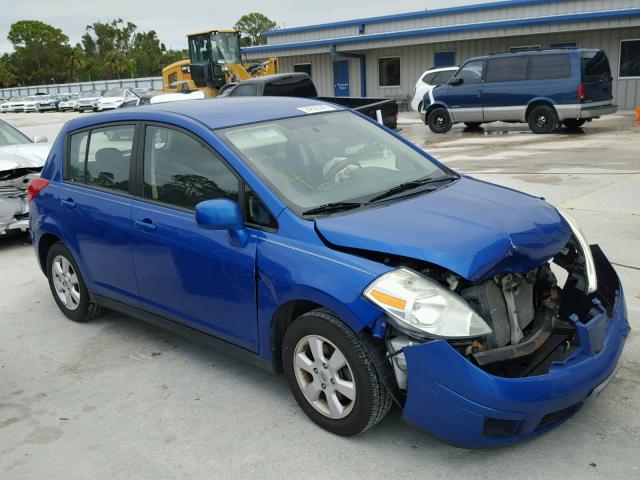 3N1BC13E18L445054 - 2008 NISSAN VERSA S BLUE photo 1