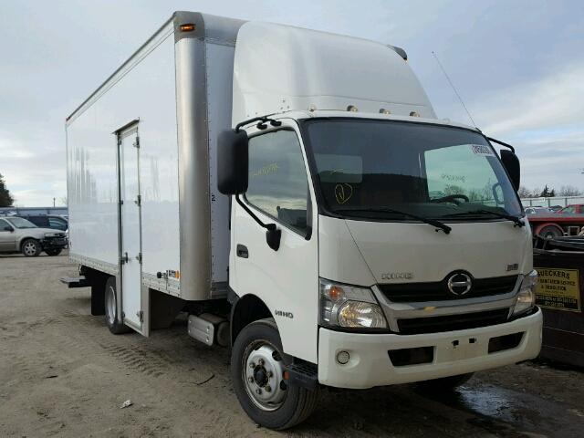 JHHSPM2H3EK001179 - 2014 HINO 195 WHITE photo 1