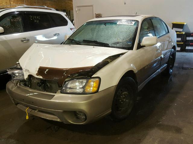 4S3BE896837215170 - 2003 SUBARU LEGACY OUT WHITE photo 2