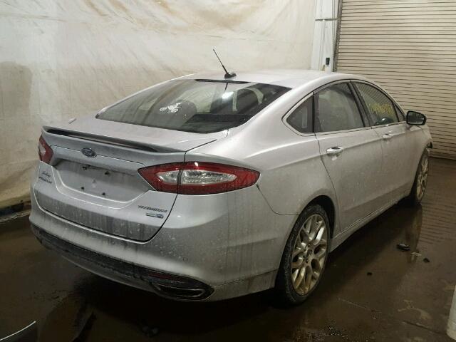 3FA6P0D99ER191767 - 2014 FORD FUSION TIT SILVER photo 4