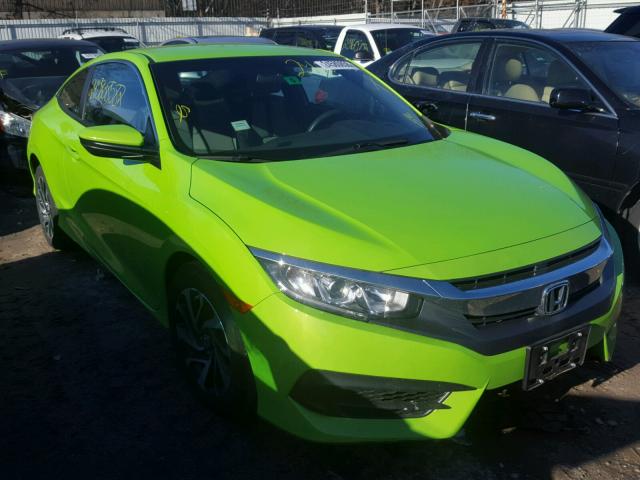 2HGFC4B57GH312034 - 2016 HONDA CIVIC LX GREEN photo 1