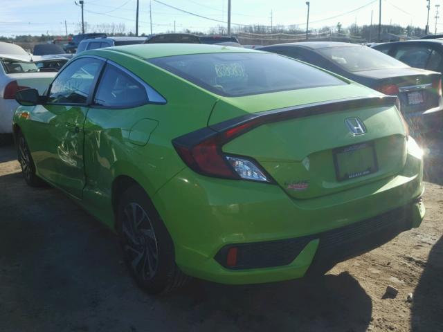 2HGFC4B57GH312034 - 2016 HONDA CIVIC LX GREEN photo 3