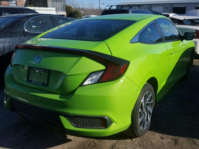 2HGFC4B57GH312034 - 2016 HONDA CIVIC LX GREEN photo 4