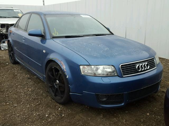 WAUJC58EX2A133643 - 2002 AUDI A4 1.8T BLUE photo 1