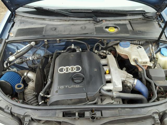 WAUJC58EX2A133643 - 2002 AUDI A4 1.8T BLUE photo 7