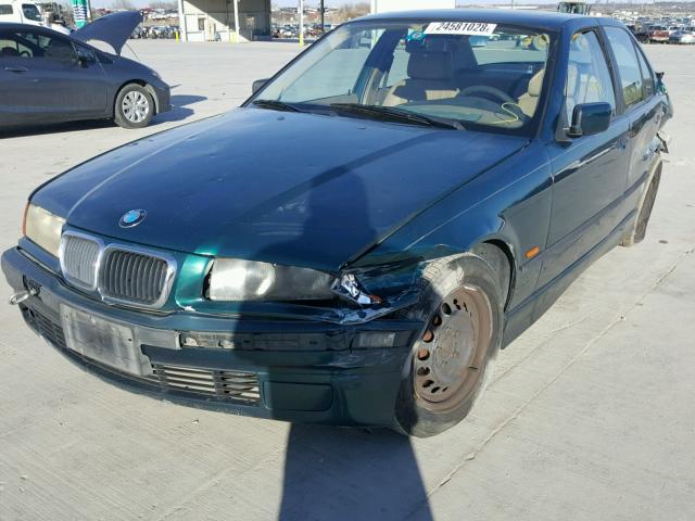 WBACC0325VEK23725 - 1997 BMW 318 I AUTO GREEN photo 2